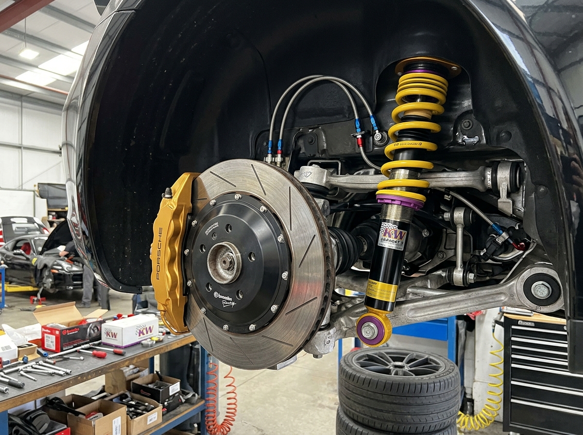 Frenos Brembo y Coilovers KW